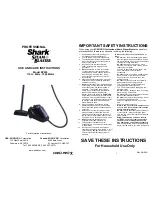 Shark Steam Blaster EP905 Use And Care Instructions Manual preview