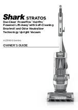 Предварительный просмотр 1 страницы Shark STRATOS DuoClean PowerFins HairPro AZ3000 Series Owner'S Manual