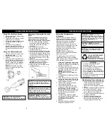 Предварительный просмотр 6 страницы Shark SV726N Owner'S Manual