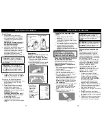 Preview for 10 page of Shark SV729 Use And Care Instructions Manual