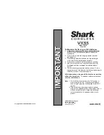 Preview for 1 page of Shark Sv769 User Manual