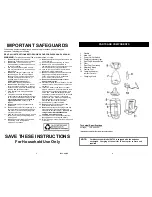 Preview for 2 page of Shark Sv769 User Manual