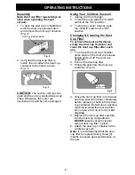 Предварительный просмотр 6 страницы Shark SV7728-FS Series Owner'S Manual