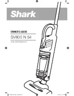 Shark SV800 N 54 Owner'S Manual preview