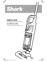 Preview for 1 page of Shark SV800UKL Owner'S Manual