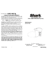 Shark TAPCLEAN EP035 Owner'S Manual preview