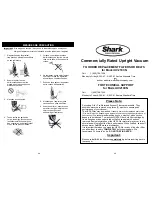 Предварительный просмотр 17 страницы Shark UV210CN Owner'S Manual