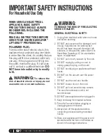 Предварительный просмотр 2 страницы Shark UV540CCO Instructions Manual