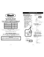 Предварительный просмотр 17 страницы Shark UVC805 Owner'S Manual