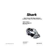 Preview for 1 page of Shark V1510C Owner'S Manual