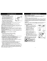 Предварительный просмотр 7 страницы Shark V1700Z User Manual