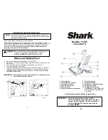 Предварительный просмотр 8 страницы Shark V1725 Owner'S Manual