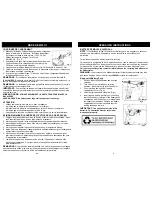 Предварительный просмотр 7 страницы Shark V1725BL User Manual