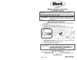 Предварительный просмотр 1 страницы Shark V1730CR Installation Instructions