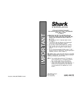 Shark V1940Q User Manual preview