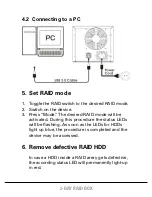 Preview for 5 page of Sharkoon 2-BAY RAID BOX Manual