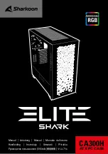 Предварительный просмотр 1 страницы Sharkoon Elite Shark CA300H Manual