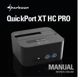 Предварительный просмотр 1 страницы Sharkoon QuickPort XT HC PRO Manual