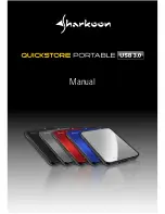 Предварительный просмотр 1 страницы Sharkoon Quickstore Portable USB 3.0 Manual