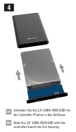 Предварительный просмотр 5 страницы Sharkoon Rapid-Case 2.5" USB 3.1 Type C Manual