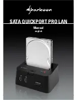 Предварительный просмотр 1 страницы Sharkoon SATA QUICKPORT PRO LAN Manual