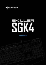 Sharkoon Skiller SGK4 Manual preview