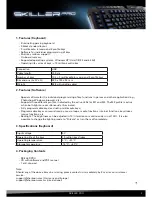 Preview for 3 page of Sharkoon SkillerPRO Manual