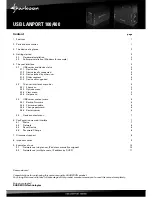 Предварительный просмотр 2 страницы Sharkoon USB LANPORT 100 Manual