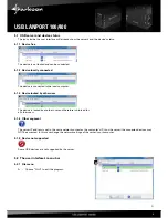 Preview for 6 page of Sharkoon USB LANPORT 100 Manual