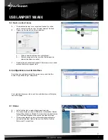 Предварительный просмотр 9 страницы Sharkoon USB LANPORT 100 Manual