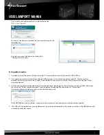 Preview for 11 page of Sharkoon USB LANPORT 100 Manual