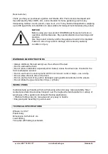 Предварительный просмотр 16 страницы SHARKS Garden cart 200 Instruction For Operation And Maintenance