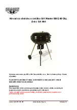 Предварительный просмотр 12 страницы SHARKS Grill Master BBQ 60 Instruction For Operation And Maintenance