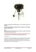 Предварительный просмотр 23 страницы SHARKS Grill Master BBQ 60 Instruction For Operation And Maintenance