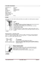 Preview for 5 page of SHARKS SH 1050 Instruction For Operation And Maintenance