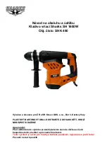 SHARKS SH 1600W Instruction For Operation And Maintenance preview