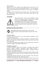 Preview for 2 page of SHARKS SHK 469 Instruction For Operation And Maintenance