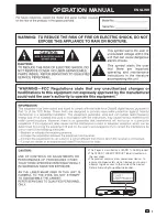 Preview for 3 page of Sharp 10P03-CH-NG Operation Manual