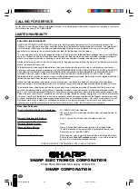 Предварительный просмотр 43 страницы Sharp 13B2UA - LC - 13" LCD TV Operation Manual