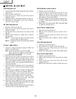 Предварительный просмотр 10 страницы Sharp 13L-M100/150 Service Manual