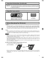 Preview for 3 page of Sharp 13L-M100B Operation Manual