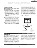 Preview for 3 page of Sharp 13VT-CK10 Service Manual