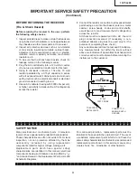 Предварительный просмотр 3 страницы Sharp 13VT-CL10 Service Manual