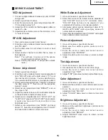 Предварительный просмотр 15 страницы Sharp 13VT-CL10 Service Manual