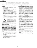 Preview for 2 page of Sharp 13VT-CN10 Service Manual