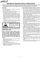 Preview for 2 page of Sharp 13VT-CR10 Service Manual