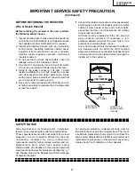 Preview for 3 page of Sharp 13VT-CR10 Service Manual