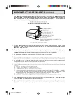 Preview for 4 page of Sharp 13VT-R100 Operation Manual