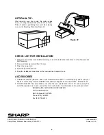 Preview for 8 page of Sharp 1490 Installation Instructions Manual