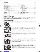 Preview for 2 page of Sharp 14D2-SS Operation Manual